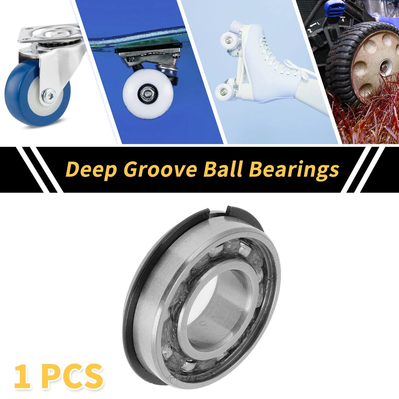 Deep Groove Ball Bearing P6 for Scooter Skateboard Wheel (15x32x9mm)