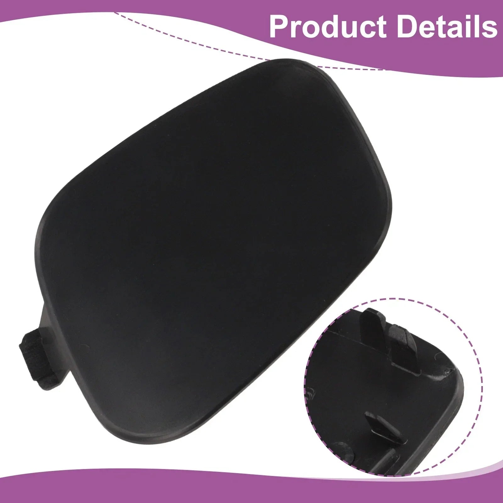 Tow Hook Hole Cover Front Bumper for Volvo C40 (2022���2025)
