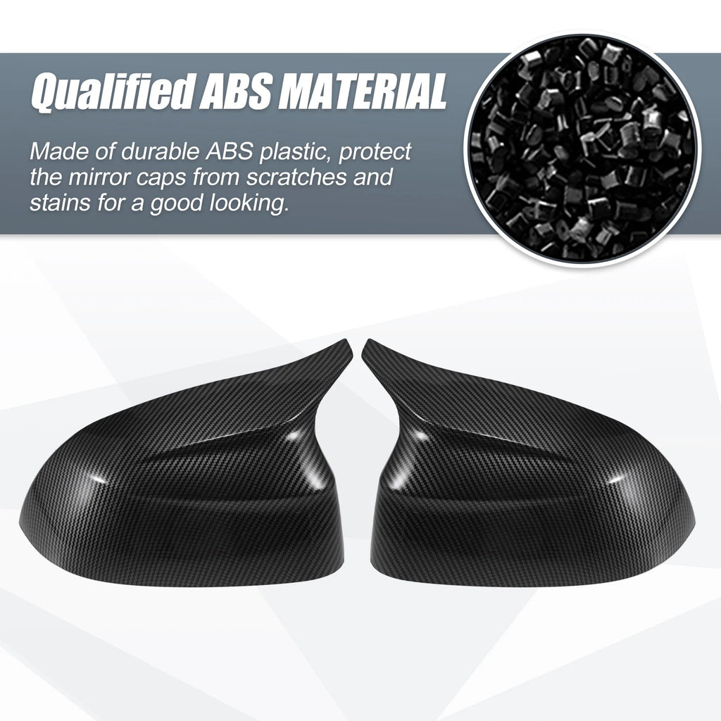 1 Pair Rearview Mirror Cover Overlay Carbon Fiber for BMW X3 G01 (2018–2023)