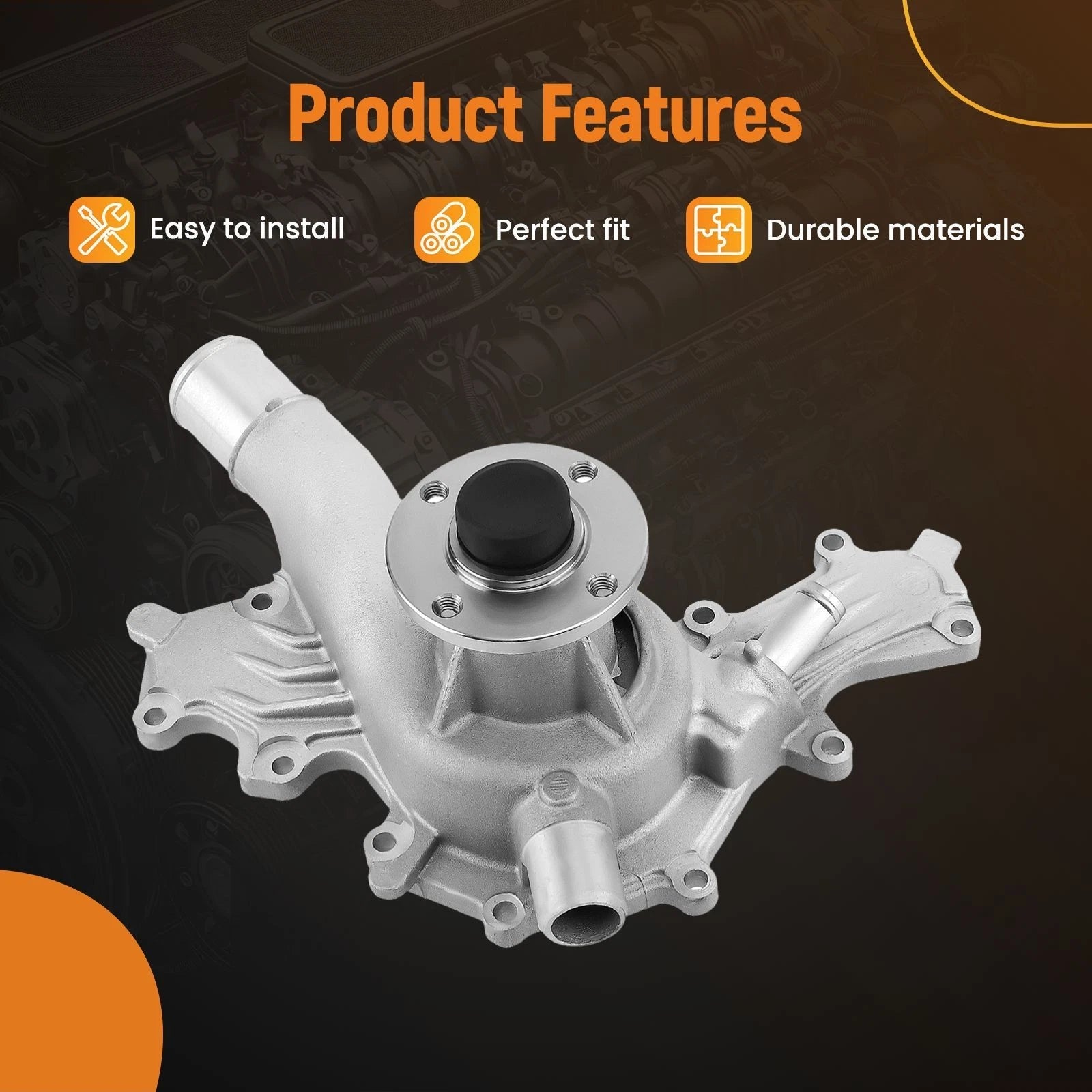 Water Pump for Ford Explorer Sport Trac Mustang 1997-2011