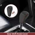 Gear Shift Knob Cover for BMW 3 Series E90 (2006–2013) Black Brown Faux Leather