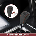 Gear Shift Knob Cover for BMW 3 Series E90 (2006–2013) Black Brown Faux Leather
