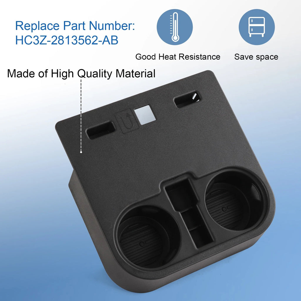 Dual Cup Holder for Ford F-Super Duty (2015-2022)