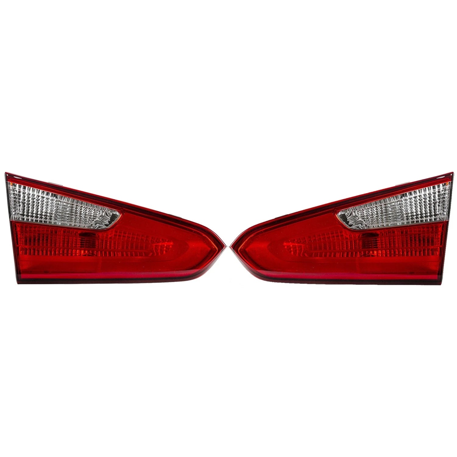 Set of 2 TYC Inner Tail Light Lamp Assemblies for Kia Forte Sedan (2014–2016)