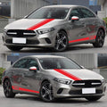 5 x Car Side Body Decal Sticker Decor Trim Long Stripe Graphics Vinyl