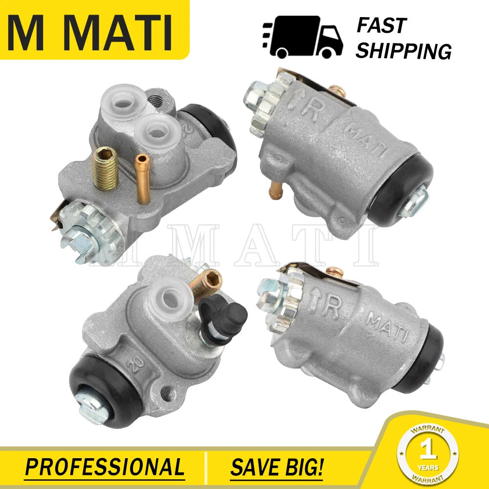 Set of 4 Front Brake Wheel Cylinders for Honda TRX450 Foreman 1998–2004