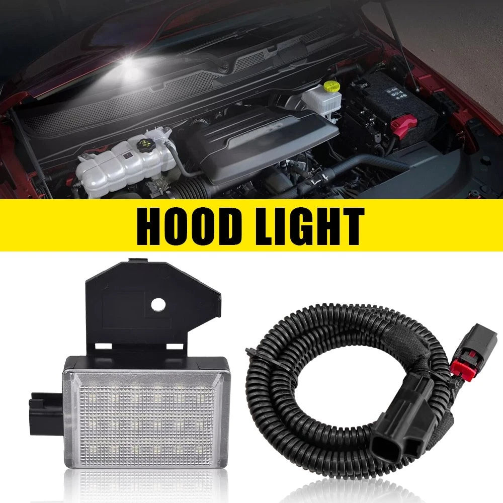Underhood Courtesy Light with Wiring Harness for Dodge RAM 1500 2500 3500 