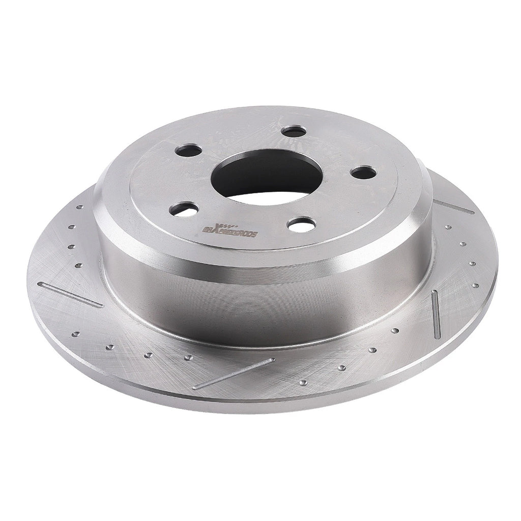 Drilled Slotted Brake Rotors & Pads for Jeep Wrangler (2007–2017)