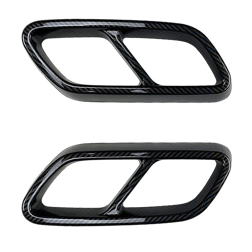 Carbon Look Exhaust Tip Cover for Mercedes-Benz C-Class W206 AMG-Line (2022–2025)
