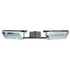 Replacement Chrome Steel Rear Bumper Face Bar w/Park Assist Sensor Holes