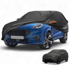 Car Cover Waterproof All Weather for Ford Puma (2019–2023) 210D-PU Black