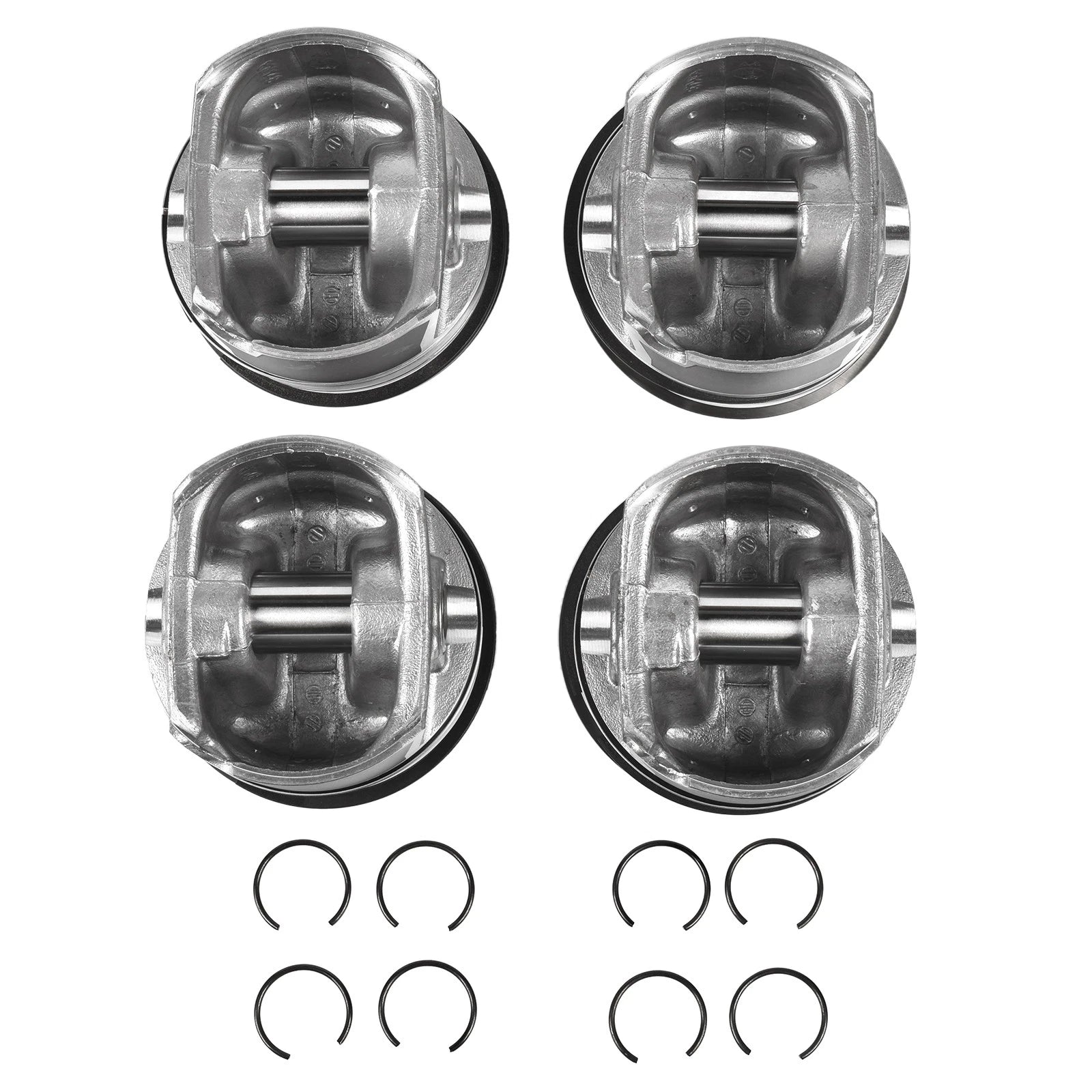 Set of 4 Pistons for Audi A4 VW Passat Golf GTI Jetta 2.0T (2005–2010)