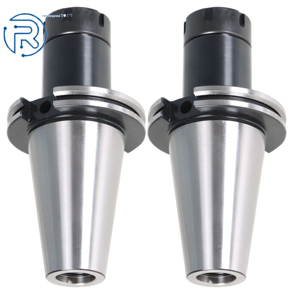 Set of 2 Collet Chucks for CNC Machines (4" Gage Length)