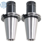 Set of 2 Collet Chucks for CNC Machines (4" Gage Length)