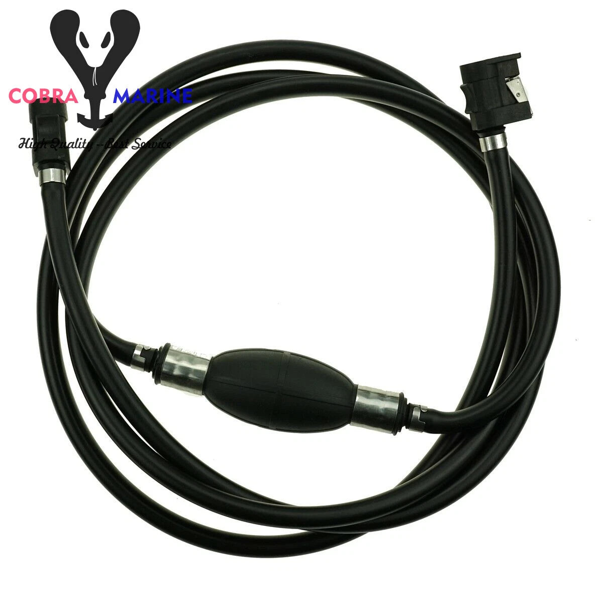 5/16" Universal Fuel Line Assembly with Primer Bulb Kit for Outboard Marine