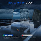 Upper Left Convex Heated Mirror Glass for Ford Transit Van (2015-2022)