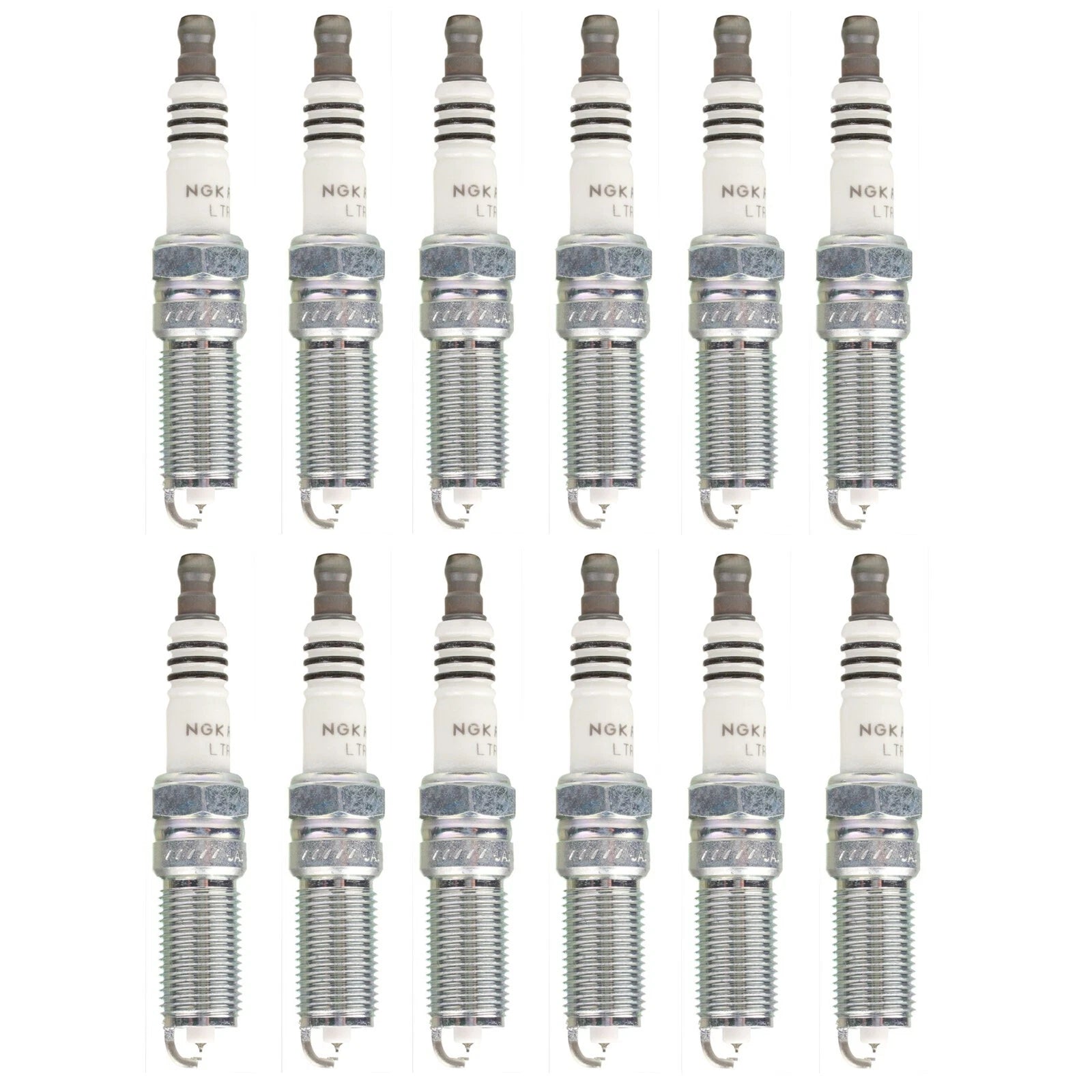 Set of 12 NGK Ruthenium HX Spark Plugs for Buick Cadillac Chevy Ford Rover Lincoln