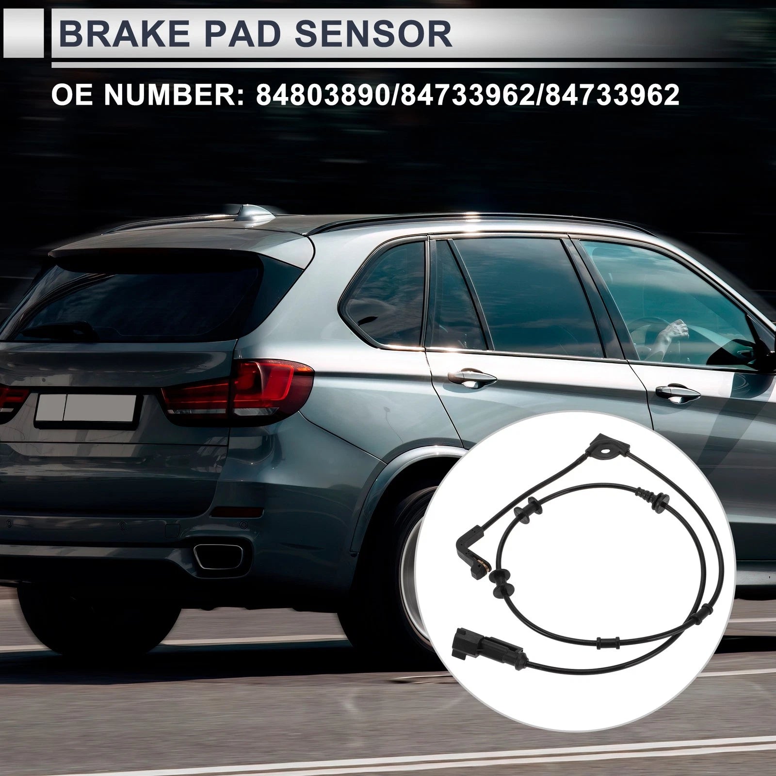 1pc Brake Pad Wear Sensor for Cadillac CT4 (2020–2023) No. 84803890 Black