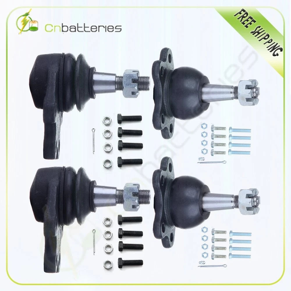 Set of 4 Front Upper Lower Ball Joint Assembly for GMC Chevrolet Trucks (4WD)