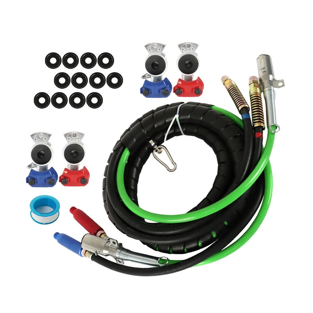 3 in 1 12ft ABS & Air Line Hose Wrap for Semi Truck Trailer