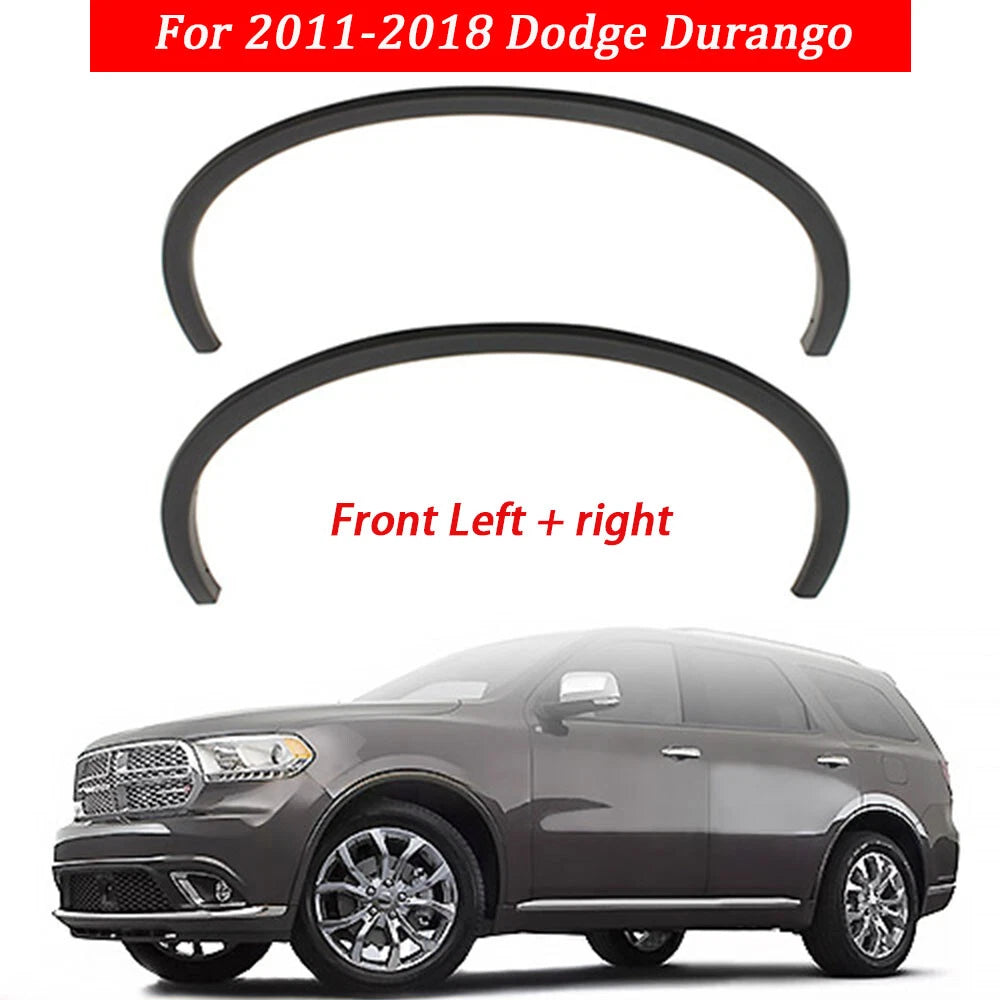 Set of 2 Front Wheel Arch Trim Molding for Dodge Durango (2011–2019)
