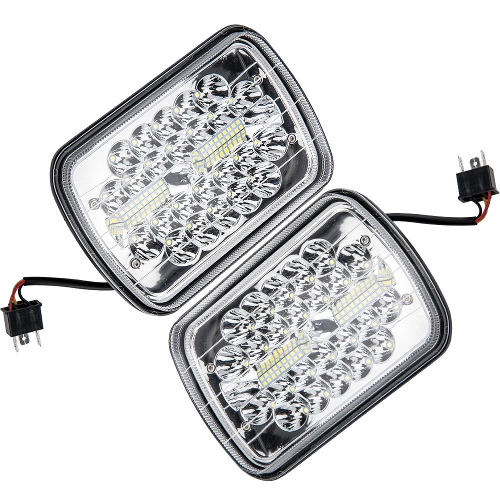 2X 5"x7" LED Headlight H6014/H6054 for Toyota Ford Jeep Nissan