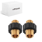 Brass Pressure Washer Fitting for M22 14mm Male Thread Hose Adapter (2PCS)