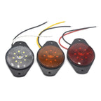 9 LED Side Marker Lamps for Truck Car Bus Tractor Boat Van RV