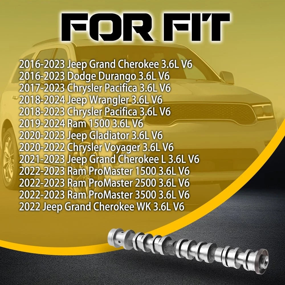 Set of 2 Intake Camshafts for Jeep Grand Cherokee (2016–2023) 3.6L V6
