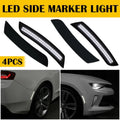 White LED Fender Lamp for Chevy Camaro (2016–2022) - Chrome Side Marker Light
