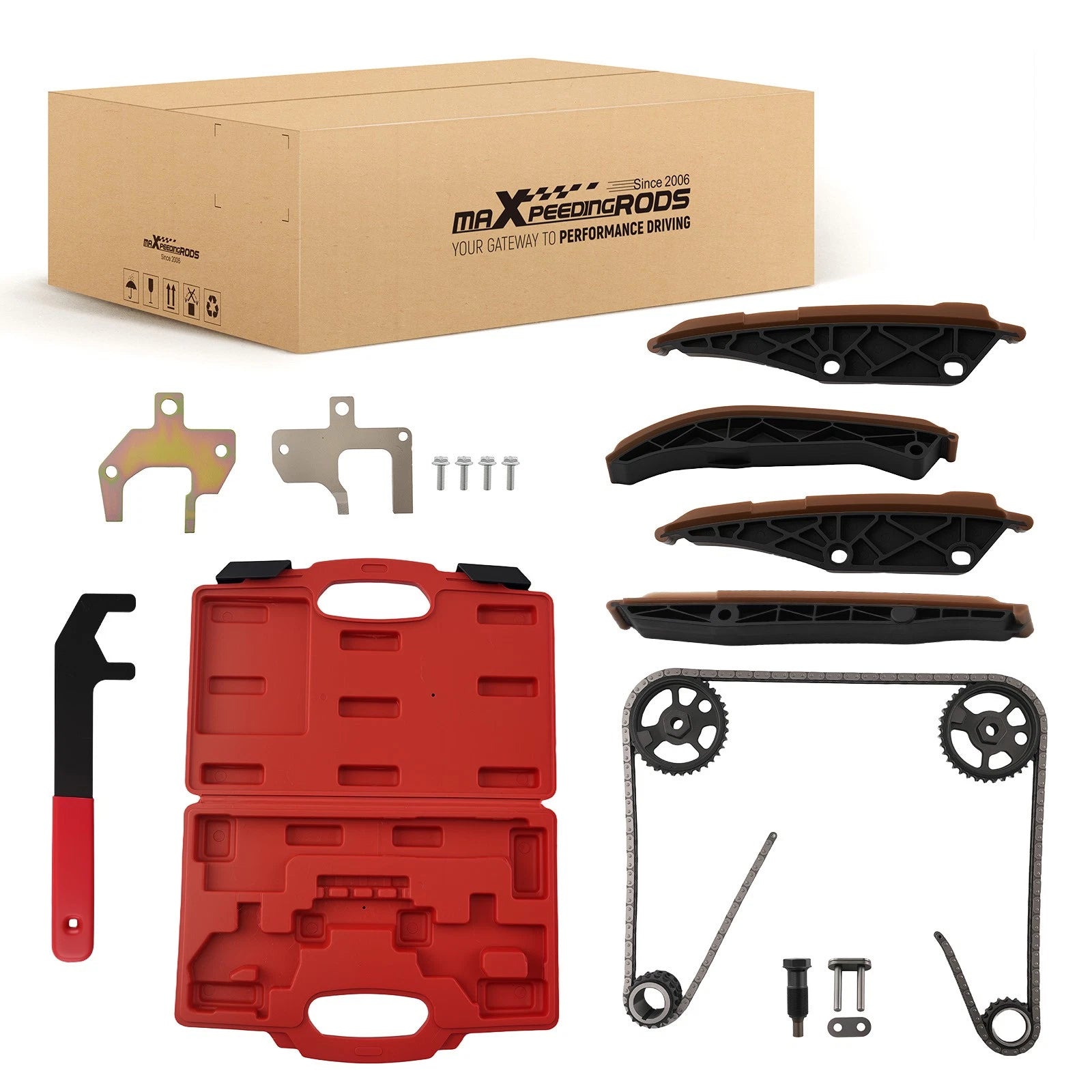 Timing Chain Kit with Camshaft Locking Tool for Mercedes-Benz ML320 (2000–2005)