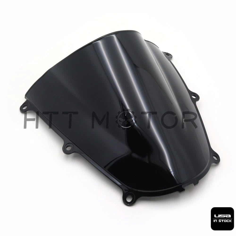 Smoke Black Double Bubble Windscreen for Honda CBR600RR (2005–2006)