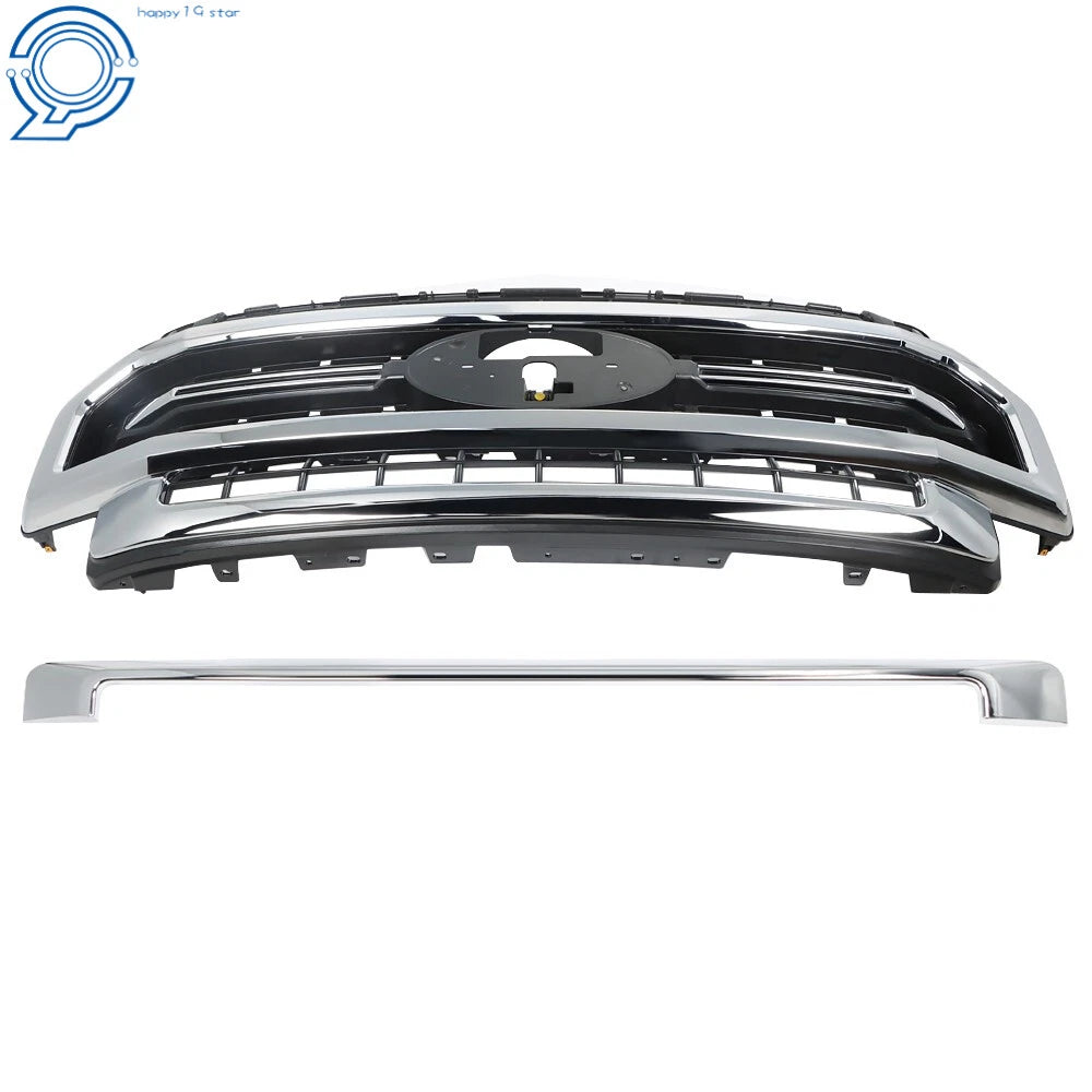 Chrome Grill for Ford F-250 F-350 Lariat (2020–2022)