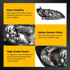 Clear Headlight Assembly for Honda Civic (2004–2005)