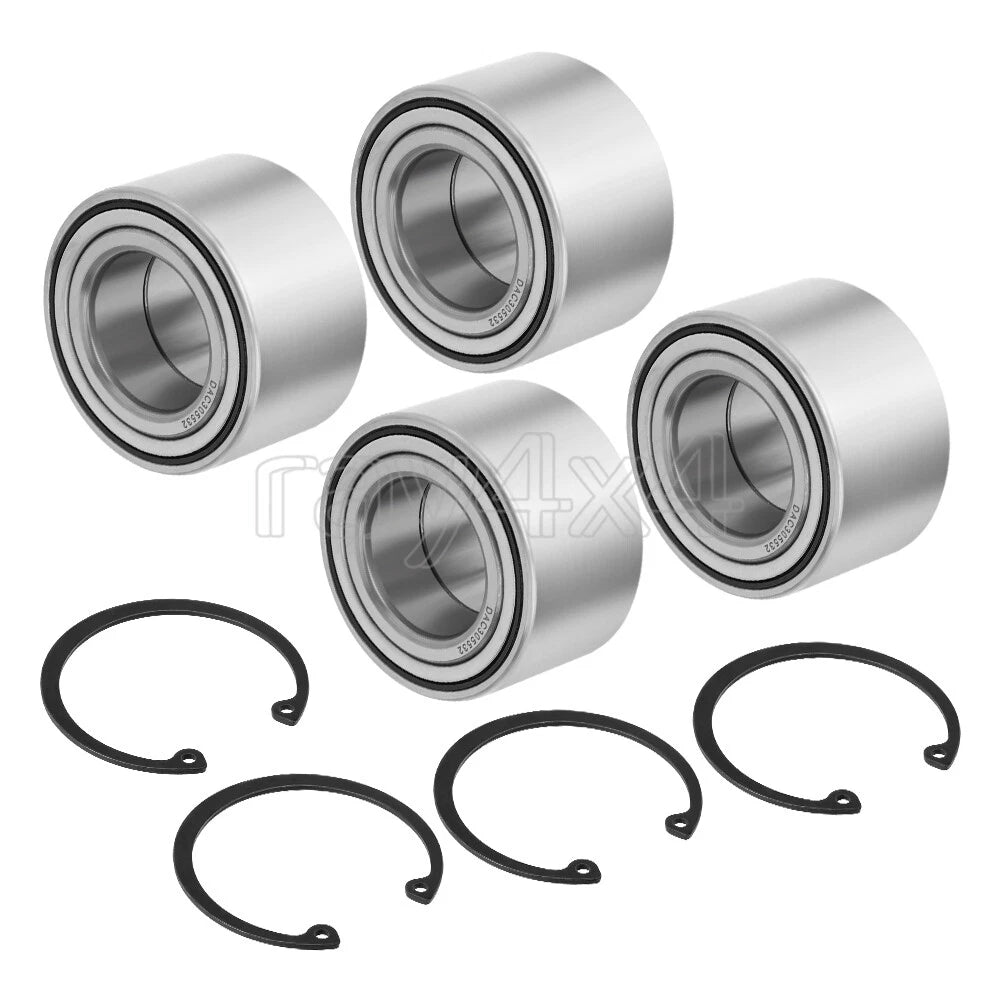 Front & Rear Wheel Bearings Kit for Yamaha Grizzly 550 660 700, Kodiak 450 700