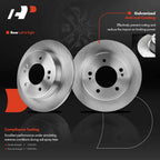 Set of 8 Rear Disc Brake Rotors, Pads & Calipers for Hyundai Elantra (2011–2016)
