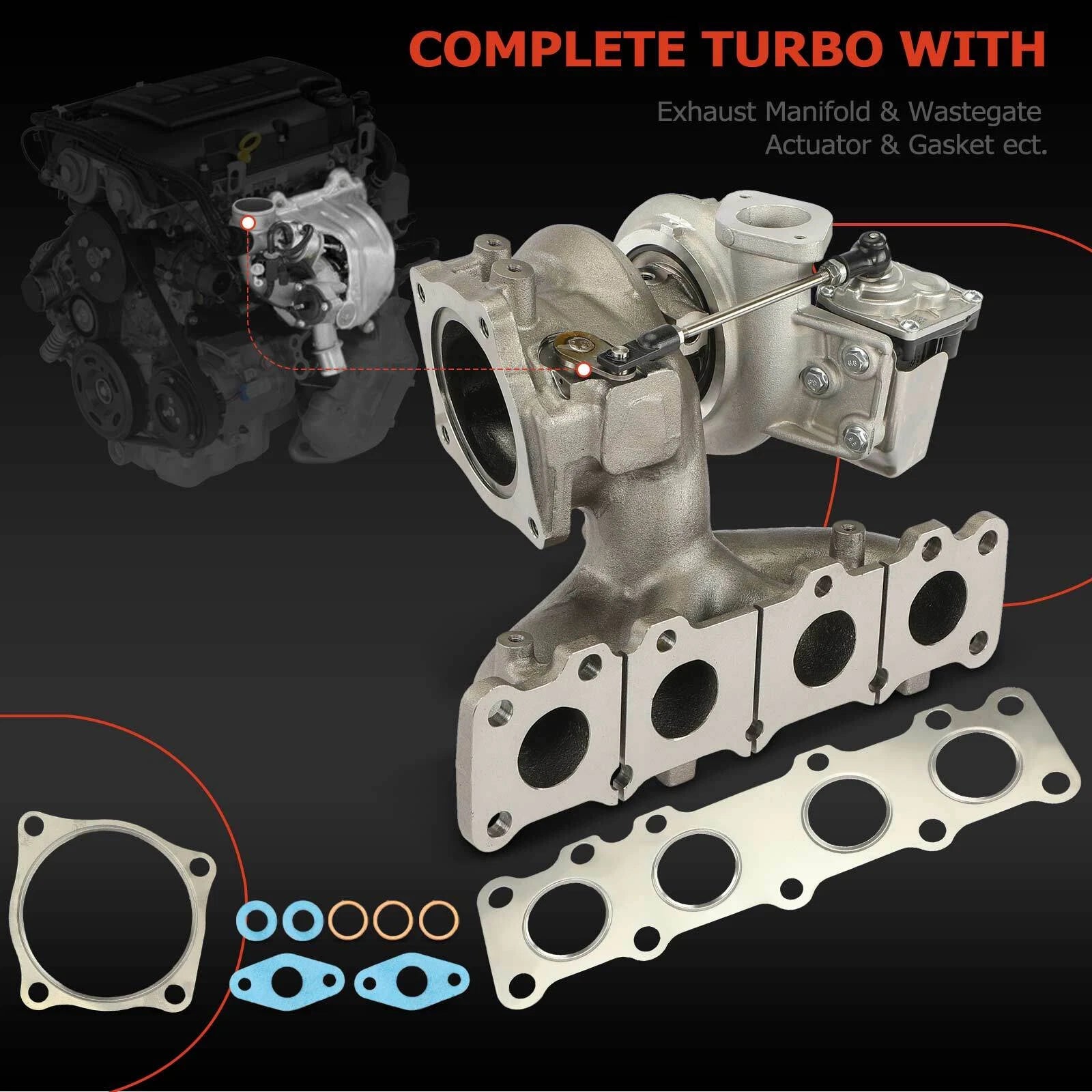 Turbocharger for Hyundai Sonata (2015-2019)