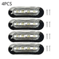 Set of 4 LED Courtesy Lights for Marine/Boat (12-24V)