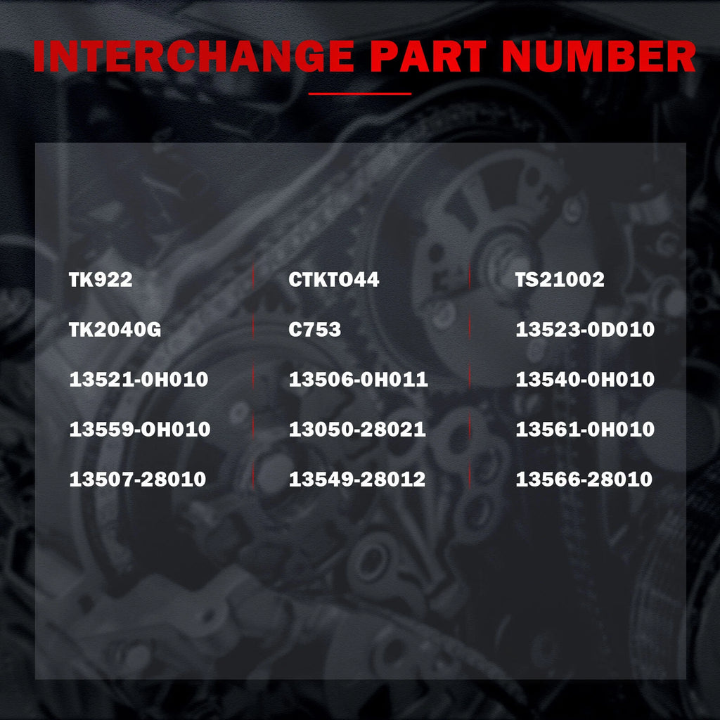 Timing Chain Kit for Toyota Camry 2.4L (2002-2011)