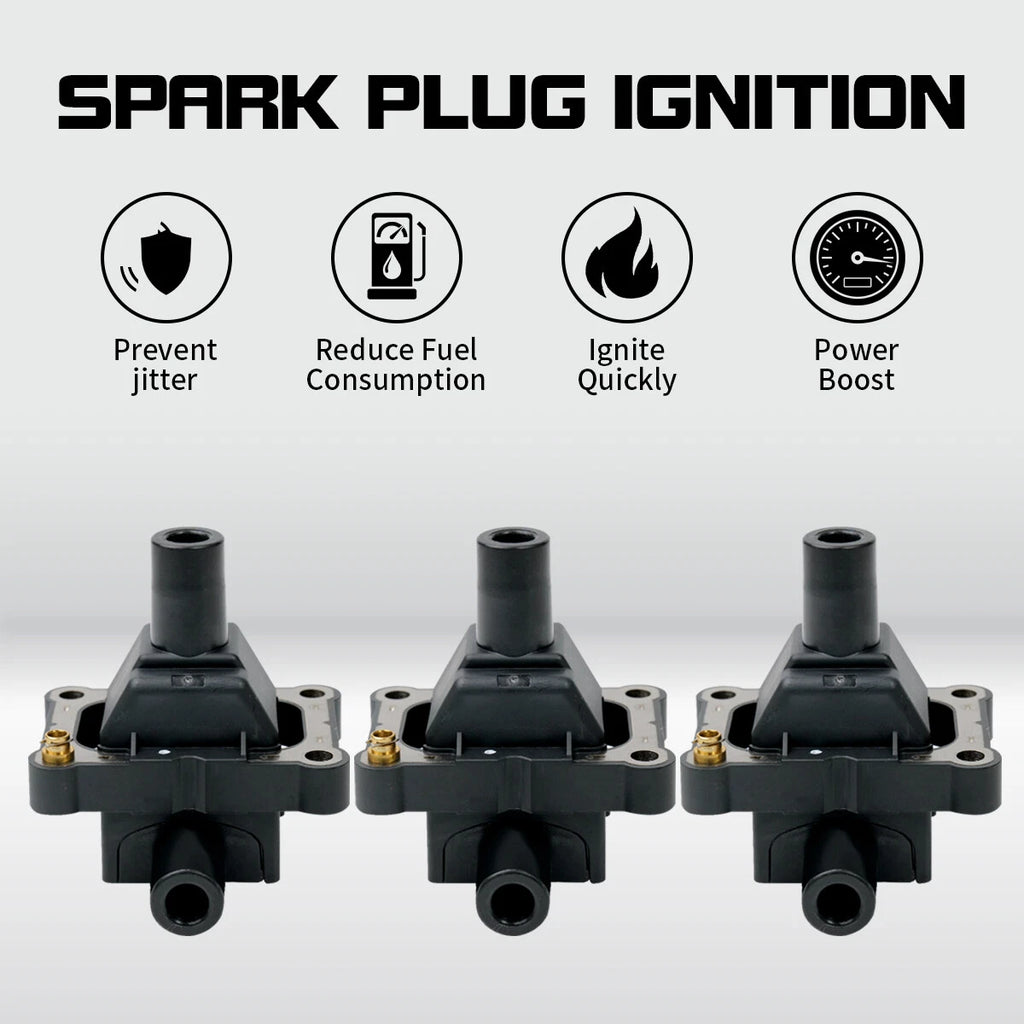 3PCS Ignition Coil for Mercedes-Benz SLK230 C230 S320 SL320 (1998–2004) UF527
