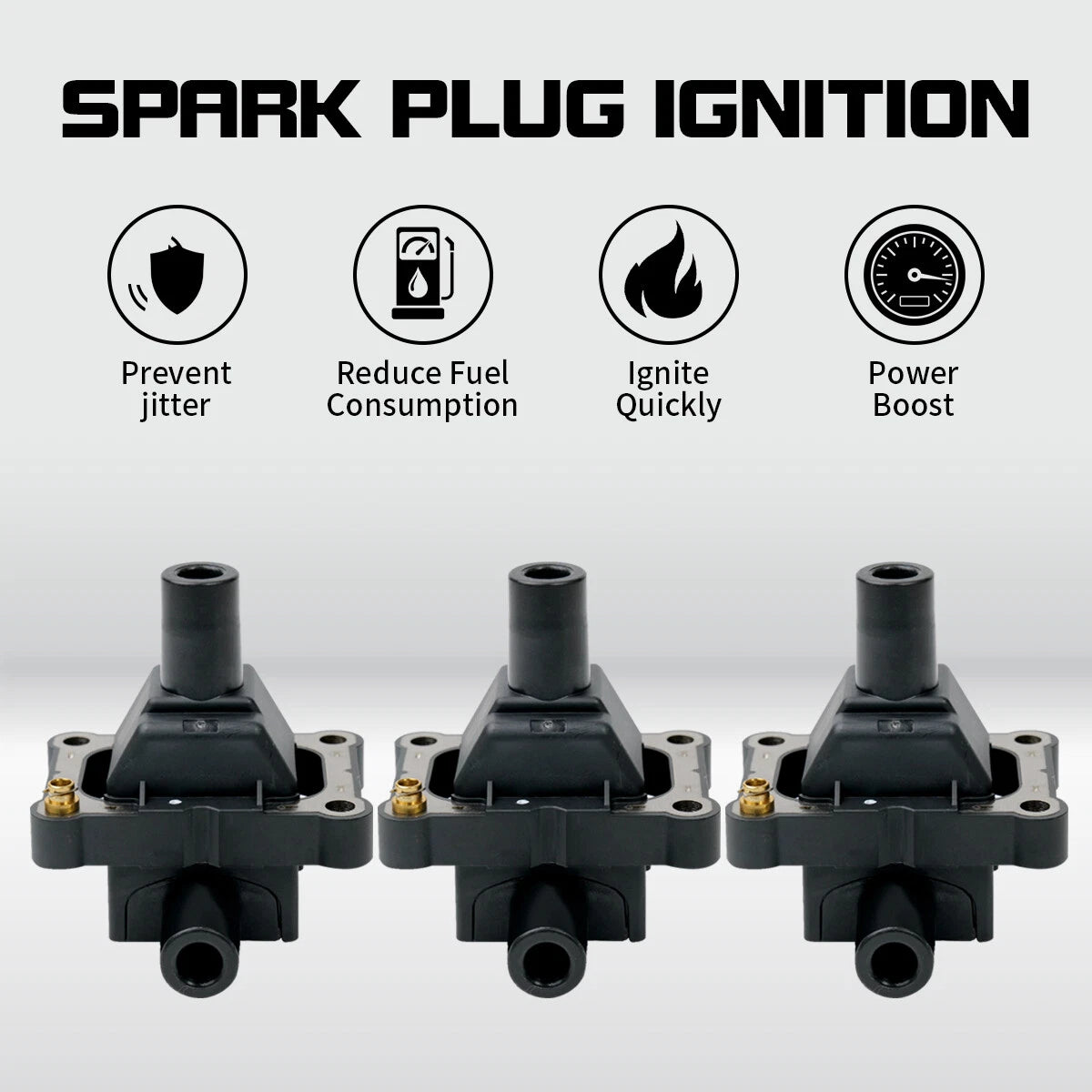 3PCS Ignition Coil for Mercedes-Benz SLK230 C230 S320 SL320 (1998–2004) UF527