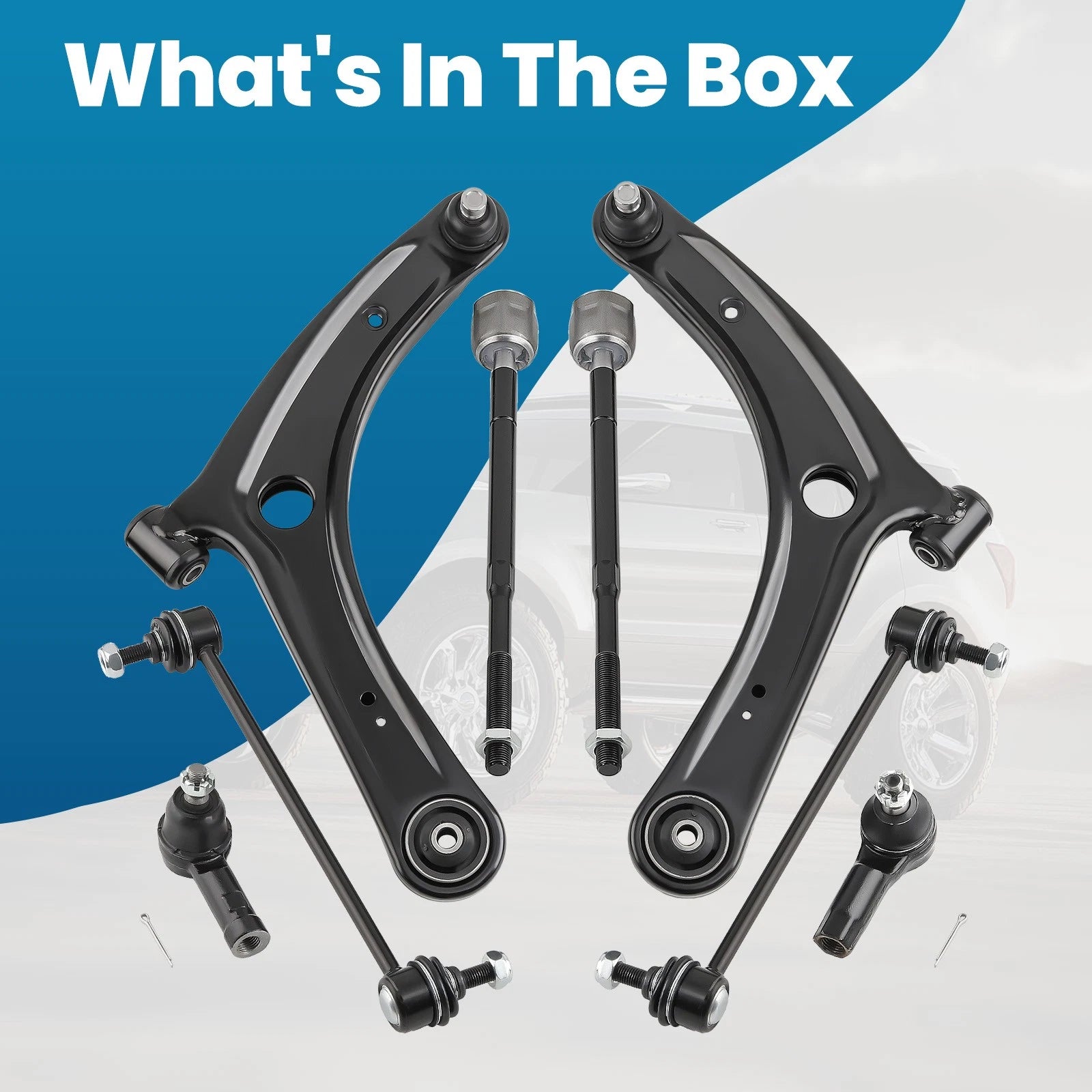 Suspension Kit Front Lower Control Arms for Mitsubishi Lancer (2008–2017) K620548