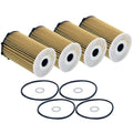 Set of 4 Wix Engine Motor Oil Filters for Hyundai Kia V6 (StdAsp GAS)