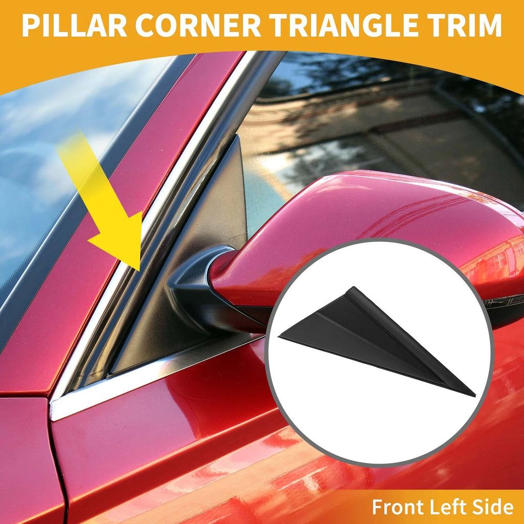 Front Left Side Pillar Corner Triangle Trim for Hyundai Elantra Sedan (2011–2013)