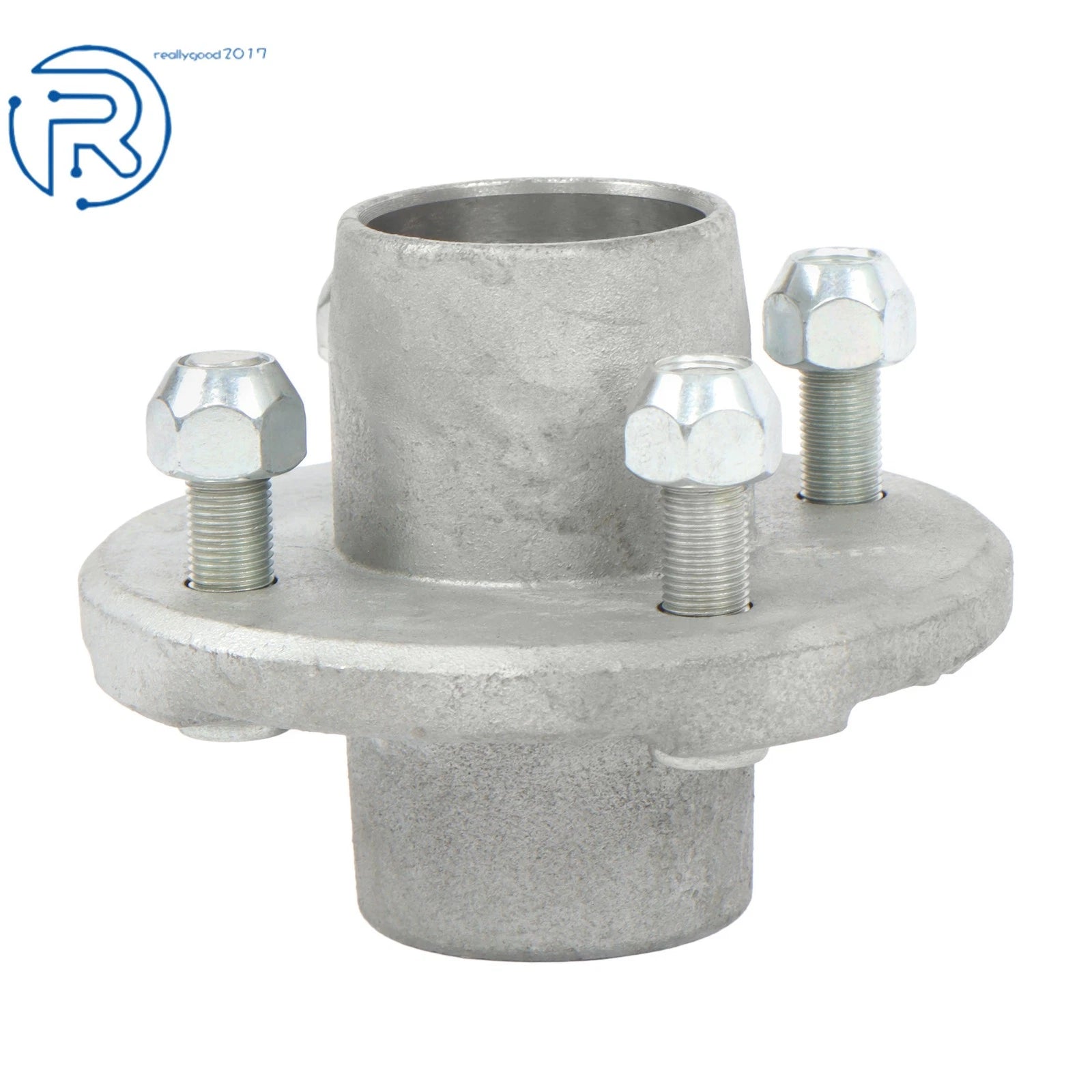 Set of 4 Galvanized Trailer Hub Bearings 4 Bolt for 2000 lbs Axle (1" or 1-1/16")