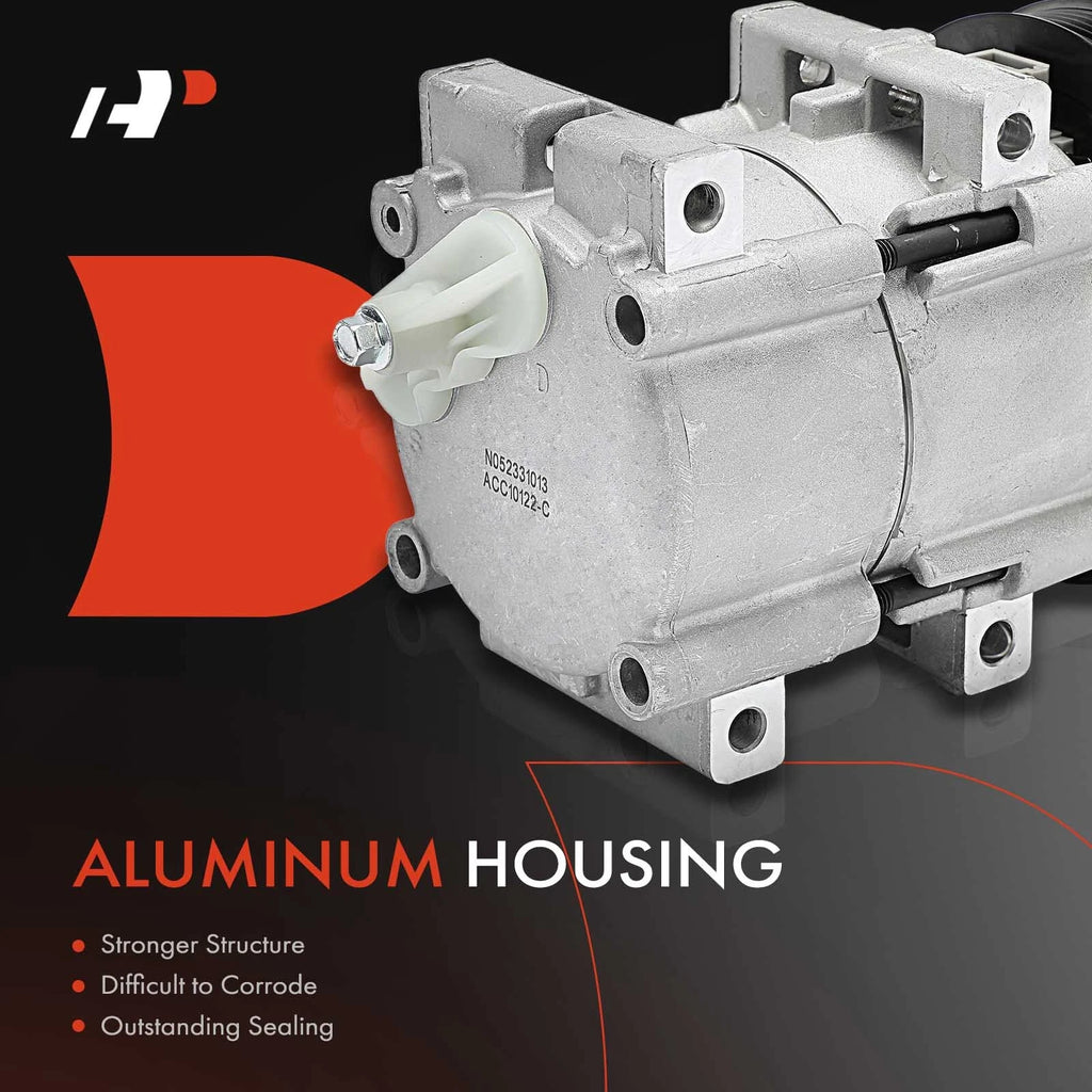 A/C Compressor with Clutch for Ford F-150 F-250 F-350 (1990–1996)