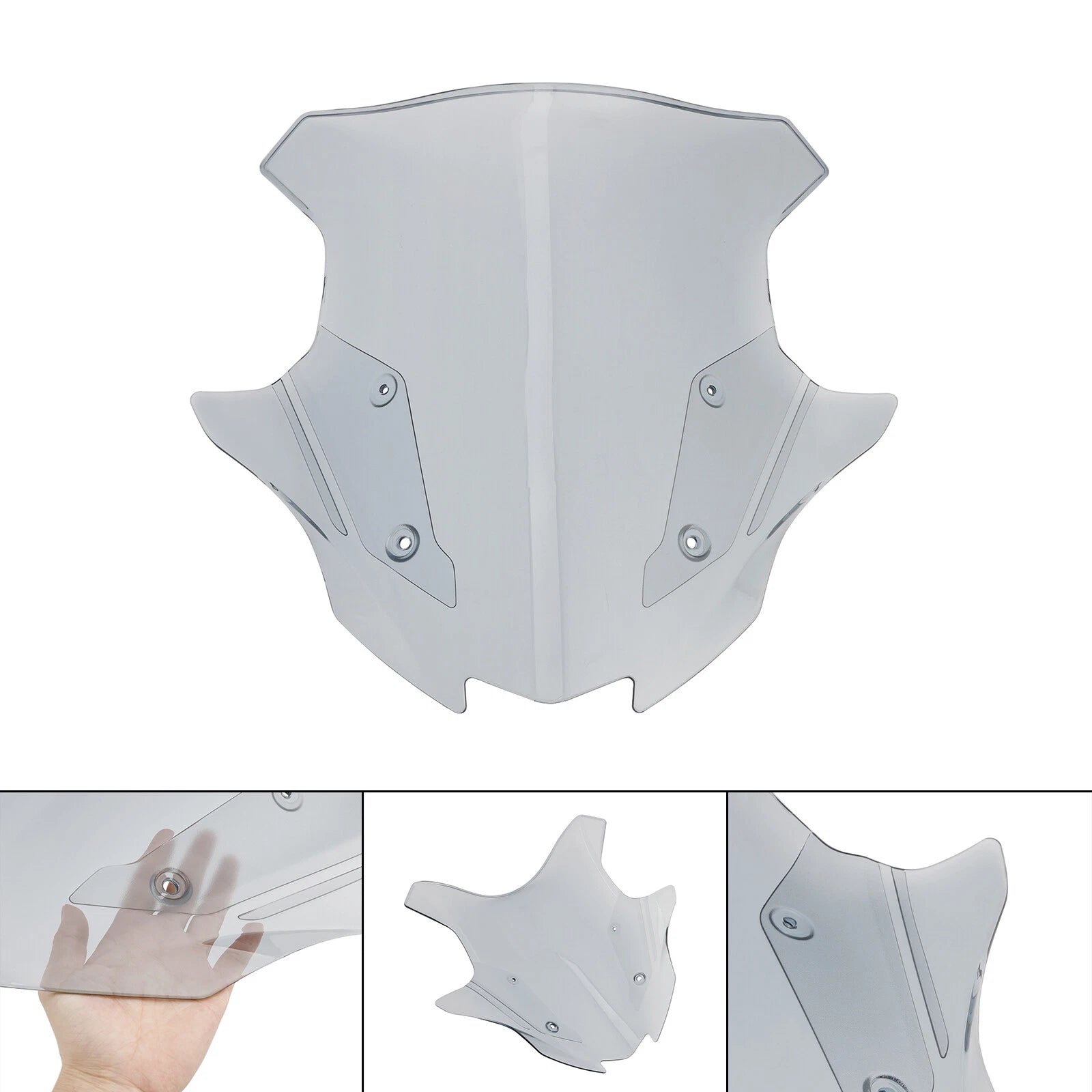 Windshield Windscreen for Kawasaki Versys 650 (2023–2024) Gray