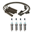 Denso 7mm Wire Set & 4 Iridium TT Spark Plugs for Chevy 2.2L L4 (2000–2005)