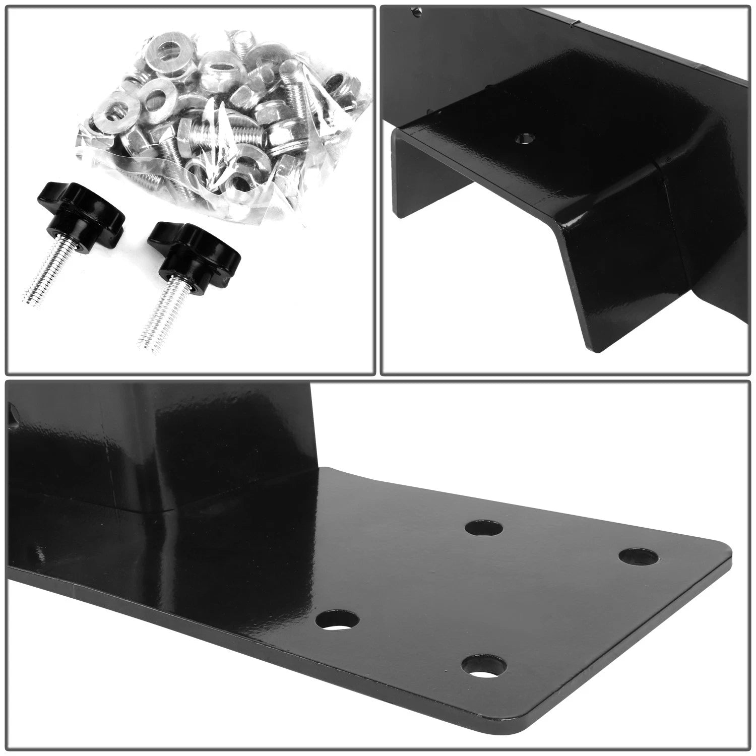 Pair Rear Axle C-Notch Bracket Kit for Chevy Silverado GMC Sierra 1500 (1999–2007)