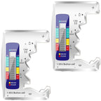 2X Digital LCD Battery Tester for AA AAA C D 9V Button Cell Types